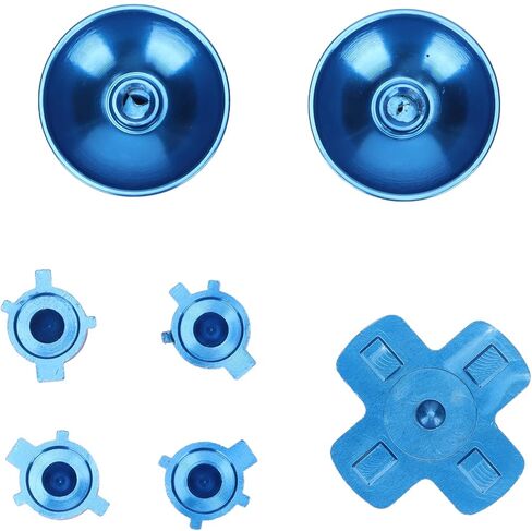 أزرار Yctze Aluminium Abxy و Kit Metal Thumbsticks Kit لوحدة التحكم - تعزيز تجربة الألعاب الخاصة بك مع عصا التحكم وترقية المفاتيح (#11) in Saudi Arabia