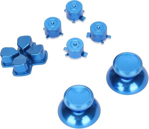 أزرار Yctze Aluminium Abxy و Kit Metal Thumbsticks Kit لوحدة التحكم - تعزيز تجربة الألعاب الخاصة بك مع عصا التحكم وترقية المفاتيح (#11) in Saudi Arabia