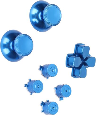 أزرار Yctze Aluminium Abxy و Kit Metal Thumbsticks Kit لوحدة التحكم - تعزيز تجربة الألعاب الخاصة بك مع عصا التحكم وترقية المفاتيح (#11) in Saudi Arabia