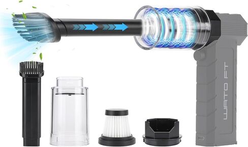Air Air Duster 130000 دورة في الدقيقة هواء كهربائي Super Power Power Cordless Air Duster قابلة للتعديل منفاخ تجفيف ، مناسب للوحات مفاتيح الكمبيوتر ، في الهواء الطلق ، السيارات ، المنازل in Kuwait