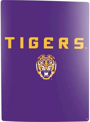 Skinit Decal Gaming Skin Compatible with PS5 Digital Edition Bundle - Officially Licensed LSU Tigers Baton Rouge Design in Saudi Arabia