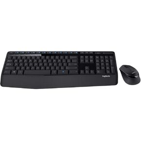Logitech MK345 Keyboard & Mouse - USB Wireless RF - USB Wireless RF - Optical - 1000 dpi - 3 Button