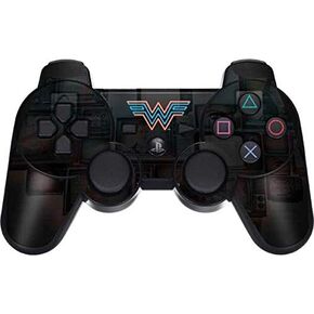 Skinit Decal Gaming Skin Compatible with PS3 Dual Shock Wireless Controller - Officially Licensed Warner Bros Wonder Woman Neon Design