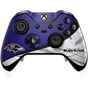 Skinit Decal Gaming Skin Compatible with Xbox One Elite Controller - Officially Licensed NFL Baltimore Ravens Design