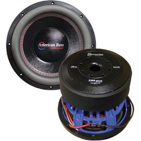American Bass 10" HD Series 4000W Dual 1 Ohm Subwoofer HD-10-D1