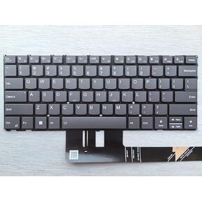 Original New for Lenovo Slim Pro 7 14ARP8 83AX 83AX0000US Laptop US Keyboard Backlit (Grey)