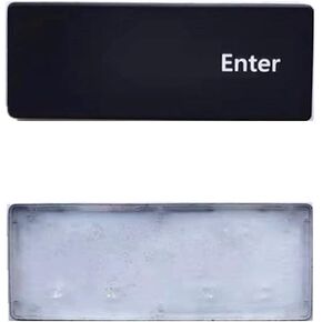 Replacement Individual Enter Key Cap and Hinges are Applicable for Surface Pro 4/5/6/7 1724 1796 1807 1866 (Black) Keyboard to Replace The Enter Key Cap and Hinge