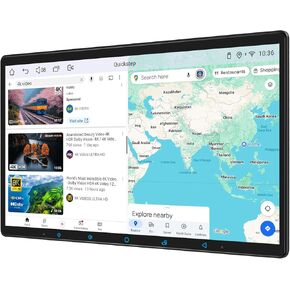 Joying 15.1 Inch Double Din Car Stereo, Car Radio with Apple Carplay & Android Auto, 8GB+128GB Android 13 Head Unit with Mirror Link, AM/FM, Bluetooth, SWC, GPS(JY-UTD15N8)
