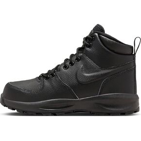 Nike Boy's Manoa LTR (Big Kid) Black/Black/Black 6 Big Kid M