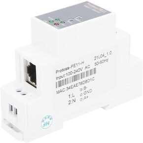 RS485 to Ethernet Serial Server Rail Mounting Router 100 240VAC PE11 H for FreeRTOS Cortex M3 MCU with 2MB Flash Memory and 128KB for Industrial Automation and IoT Applications
