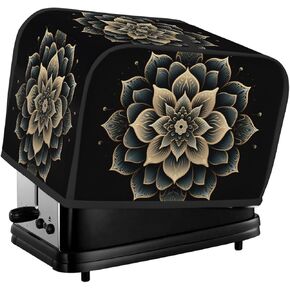 Toaster Cover 2 Slice Toaster Cover Peacock Flowers Stain Resistant Kitchen Small Appliance Cover Machine Washable Women Gift