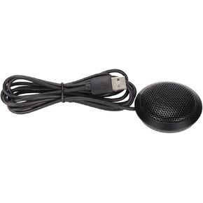 USB Conference Microphone - 360° Omnidirectional High-Sensitivity Mic for PC, Laptop, Podcasts & Gaming (Black)