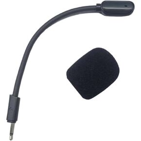 Microphone Gaming Boom Microphone Replacement for 100 Headsets with Noise Cancellation Detachable 2.5mm Game Boom Mic