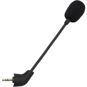 Keenso Omnidirectional Wired Headset Microphone for Cloud, Flexible 3.5mm Plug Game Mic Replacement for Gaming Enthusiasts