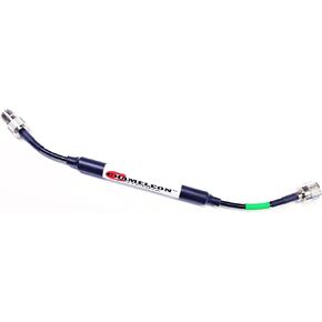 RFI-Choke 12" Coax Jumper with Ferrite Sleeve Beads to Prevent, Reduce or Totally Eliminate RFI