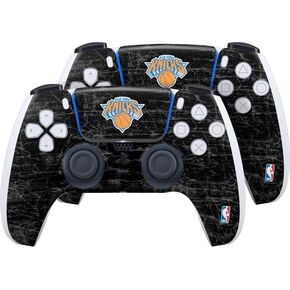 Skinit Decal Gaming Skin Compatible with PS5 Controller - Officially Licensed NBA New York Knicks Black Secondary Logo Design