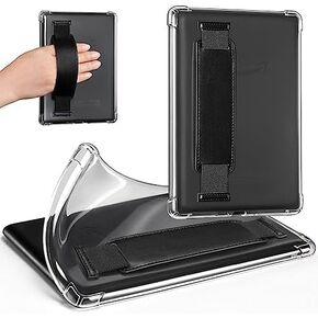 COBAK CLASE CASE & HAND LOTING FOR Kindle Paperwhite 11th Gen 2021 & Signature Edition (6.8 ")-الغطاء الخلفي للسيليكون الخفيف للخدش. حماية واضحة تمامًا