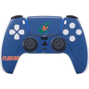 Skinit Decal Gaming Skin Compatible with PS5 Controller - Officially Licensed University of Florida Gators Mascot Blue Design