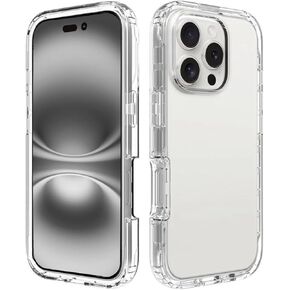 Case for iPhone 16 : Ultra-Slim Shockproof Liquid Silicone Cover with Soft Anti-Scratch Microfiber Lining