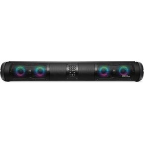 by ECOXGEAR SEDS33R Elite 500-Watt Amplified Double-Sided Powersports 11 Speaker Bluetooth LED Backlit Soundbar Waterproof Dirtproof with Standard Mounting Bracket