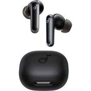 Soundcore P40i by Anker, Noise Cancelling Wireless Earbuds, Adaptive Noise Cancelling to Environments, Heavy Bass, 60H Playtime, 2-in-1 Case and Phone Stand, IPX5,Wireless Charging, Bluetooth(Renewed)