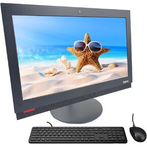 Lenovo ThinkCentre M810z All in One Desktop Computer PC, Intel Core i3-6100 3.70 GHz Processor, 8GB Ram, 256GB SSD, WiFi & Bluetooth, Keyboard Mouse, Win 10 Professional (Renewed)