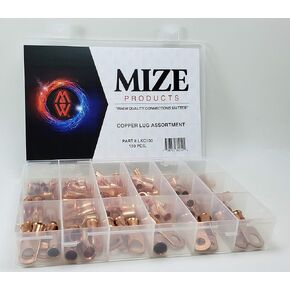 100 Pc Copper Lug Assortment, LKC100