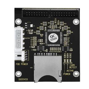 SD إلى 3.5 بوصة بطاقة الذاكرة IDE SSD 44pins SD إلى 2.5 بوصة IDE 44Pins بطاقة توسيع الذاكرة بطاقة 5V المحول لجهاز الكمبيوتر