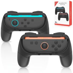 سيرينل قبضة يدوية لـ Nintendo Switch 2 Joy-Con [2 Pack] ، إكسسوارات مقاومة للعبة المقاومة للارتداء في NS 2 Joy-Cons.