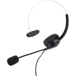 Lightweight USB Headset with Microphone, Plug and Play for PC, Laptop, Mobile Phones, Tablets