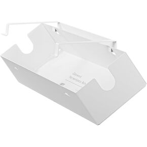 Oakywood - Underdesk Cable Management - Cable Duct Black for Desk, Table, Standing Desk - Hinged, Made of Metal - 15.5 x 60 x 10 cm - White
