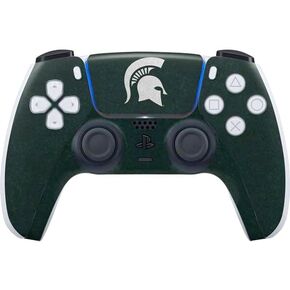 Skinit Decal Gaming Skin Compatible with PS5 Controller - Officially Licensed Michigan State University Spartans Jersey Design