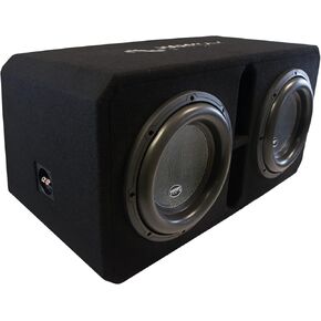 Harmony Audio HA-ML2X12D1 Universal Dual 12" Monolith Series Subwoofer 3000W RMS 1 Ohm Vented Loaded Sub Box Enclosure