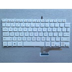 Original New for LG Ultra 13U70P 13.3" Laptop Backlit English US Keyboard White