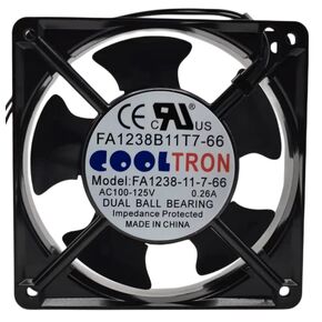 for FA1238B11T7-66 FA1238-11-7-67 AC100V-125V 0.26A 12CM 12038 2-Wire Cooling Fan