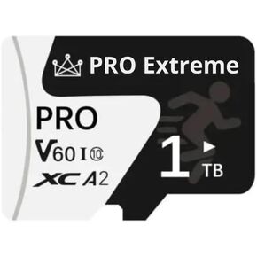 بطاقة Pro 1T Micro SD ، تسجيل فيديو 4K UHD ، أداء A2 ، الفئة 10
