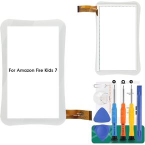 لـ Amazon Fire Kids 7 ، استبدال شاشة اللمس لـ Amazon Fire Kids Kids 7 أرقام أجزاء إصلاح أجزاء 7 بوصة (بدون شاشة LCD)