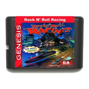 Rock N Roll Racing 16bit MD Game Card For Sega Mega Drive For Genesis