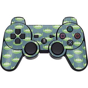 Skinit Decal Gaming Skin for PS3 Dual Shock Wireless Controller - Officially Licensed Disney Alien Pattern Design