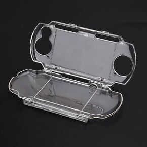 Protective Case Crystal Clear Shell for Sony PSP 2000 3000,Travel Carry Hard Cover for Game Console,Full Housing Case Accessories,Shock/Scratch Resistant