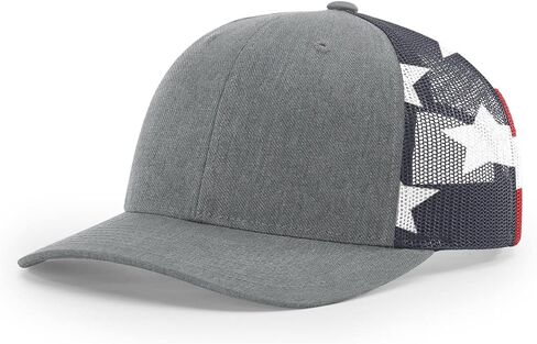 Richardson 112 Trucker Hat Structured Classic Adjustable 6 Panel Snapback Cap One Size Fits Most Adults, Men, Women or Youth in Saudi Arabia