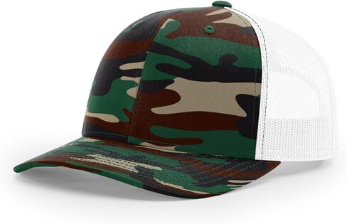 Richardson 112 Trucker Hat Structured Classic Adjustable 6 Panel Snapback Cap One Size Fits Most Adults, Men, Women or Youth in Saudi Arabia