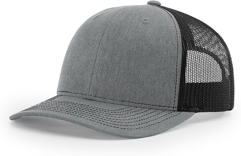 Richardson 112 Trucker Hat Structured Classic Adjustable 6 Panel Snapback Cap One Size Fits Most Adults, Men, Women or Youth in Saudi Arabia