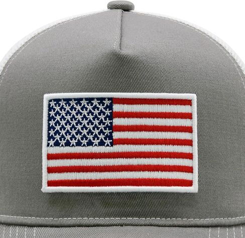 American Flag Trucker Hat for Men Women, Adjustable Snapback Mesh USA Flag Baseball Cap in Saudi Arabia