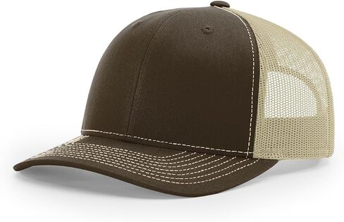Richardson 112 Trucker Hat Structured Classic Adjustable 6 Panel Snapback Cap One Size Fits Most Adults, Men, Women or Youth in Saudi Arabia