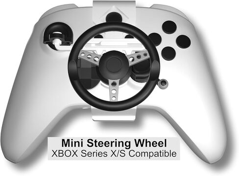 DRIFTwheel Mini Steering Wheel for XBOX - 3D Printed Controller Accessory - Increase Accuracy (XS-0000-A) in Saudi Arabia