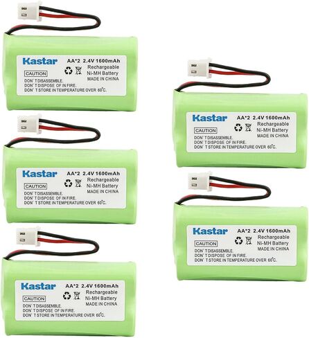 Kastar 4-Pack Battery Replacement for Vtech CS612952, CS612954, CS-6128, CS-6128-31, CS-6128-32, CS-6128-41, CS-6128-42, CS-6129, CS-6129-2, CS-6129-3, CS-6129-31, CS-6129-32, CS-6129-41, CS-6129-52 in Saudi Arabia