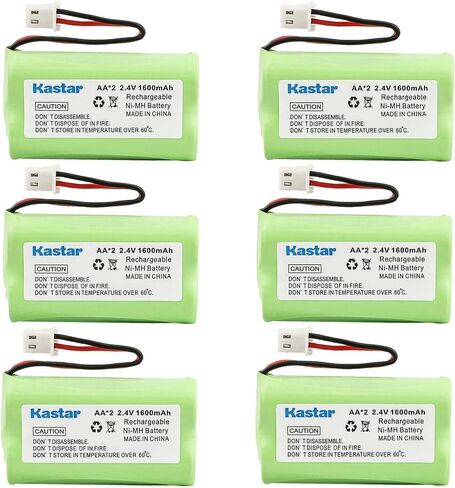 Kastar 4-Pack Battery Replacement for Vtech CS612952, CS612954, CS-6128, CS-6128-31, CS-6128-32, CS-6128-41, CS-6128-42, CS-6129, CS-6129-2, CS-6129-3, CS-6129-31, CS-6129-32, CS-6129-41, CS-6129-52 in Saudi Arabia