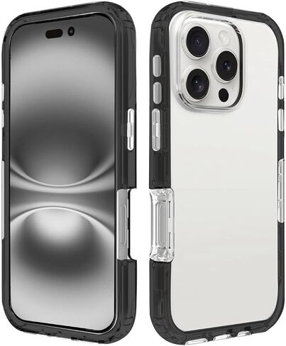 Case for iPhone 16 : Ultra-Slim Shockproof Liquid Silicone Cover with Soft Anti-Scratch Microfiber Lining in Kuwait