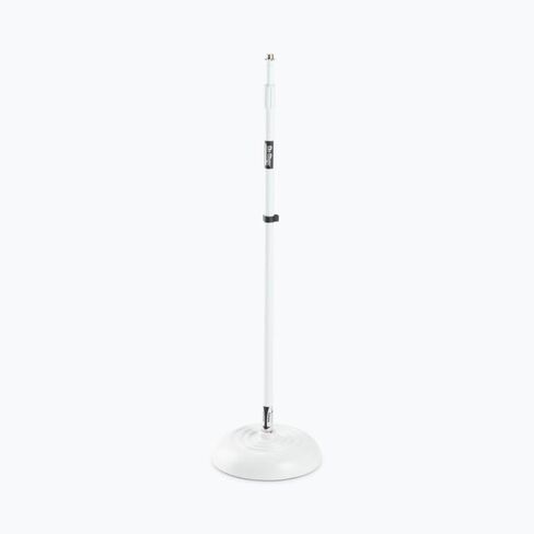 On-Stage MS7201QTR Quarter Turn Round Base Microphone Stand, Black in Saudi Arabia